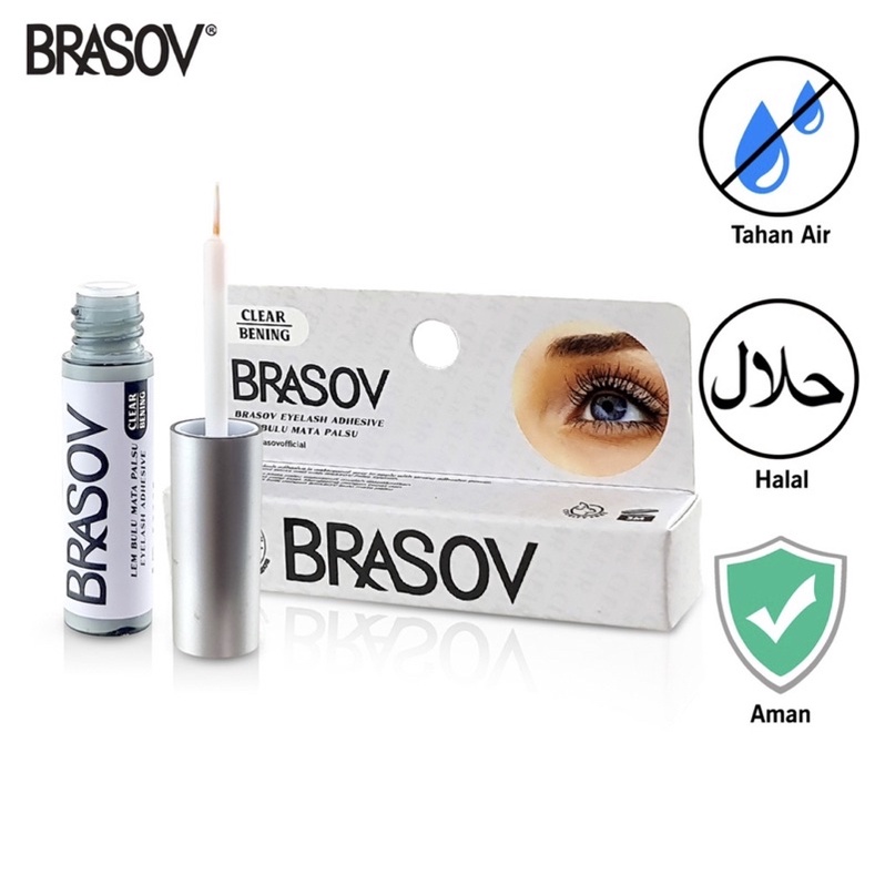 Brasov Lem Bulu Mata 8ml Clear