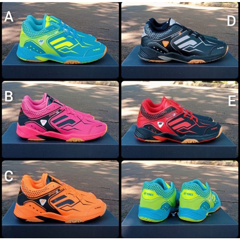 Sepatu Wanita Badminton Sepatu Bulutangkis Sol Karet Sepatu Badminton Olahraga