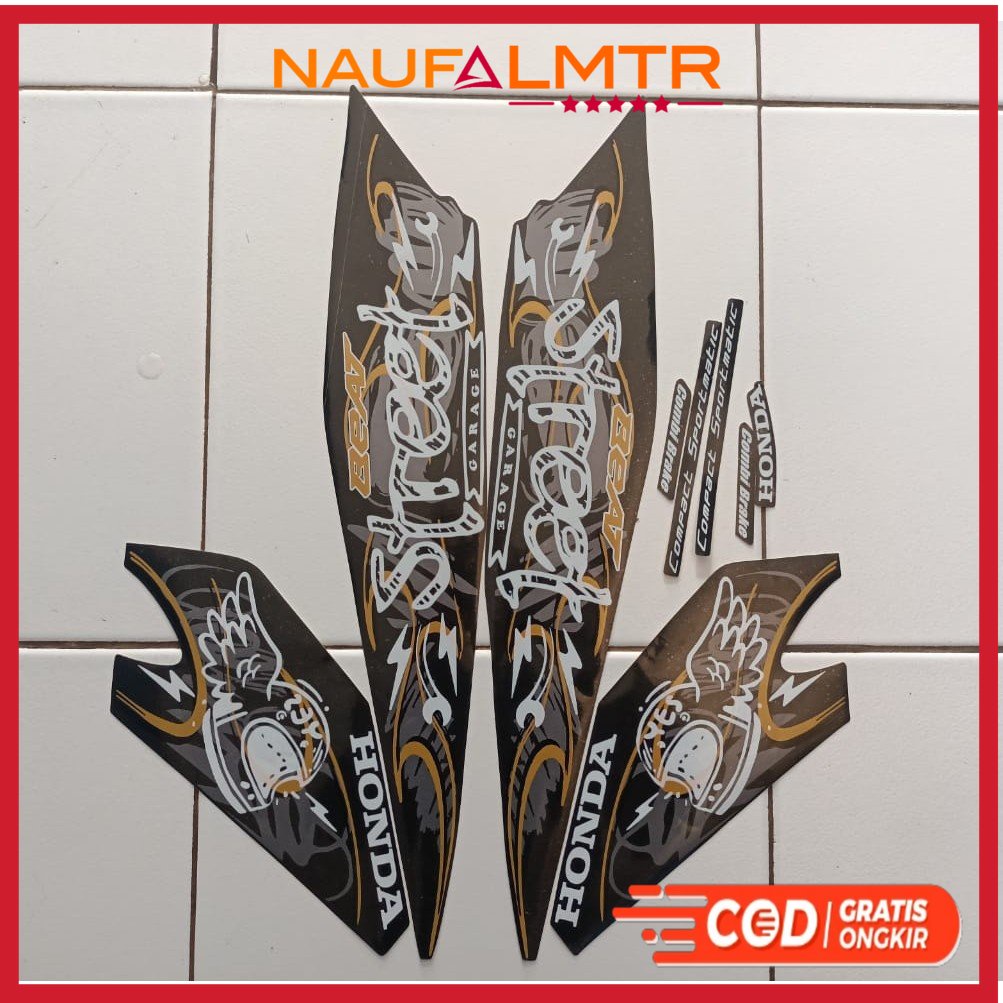 Stiker Striping honda beat Street new 2022