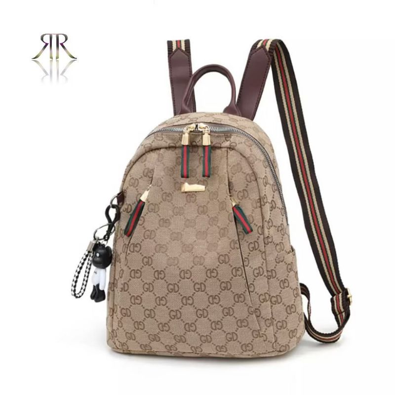 New Arrival_Tas Ransel Canvas Wanita_Backpack Kerja Kuliah_Tas Wanita