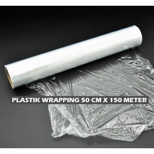 

Tape Plastik Wrapping 50 Cm X 150 M - (Stretch Film)