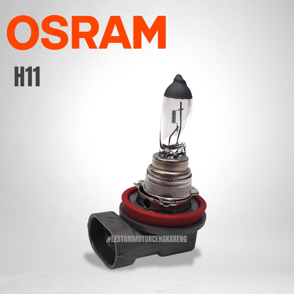 BOHLAM LAMPU DEPAN MOBIL H11 12V 55W OSRAM ORIGINAL STANDARD 64211