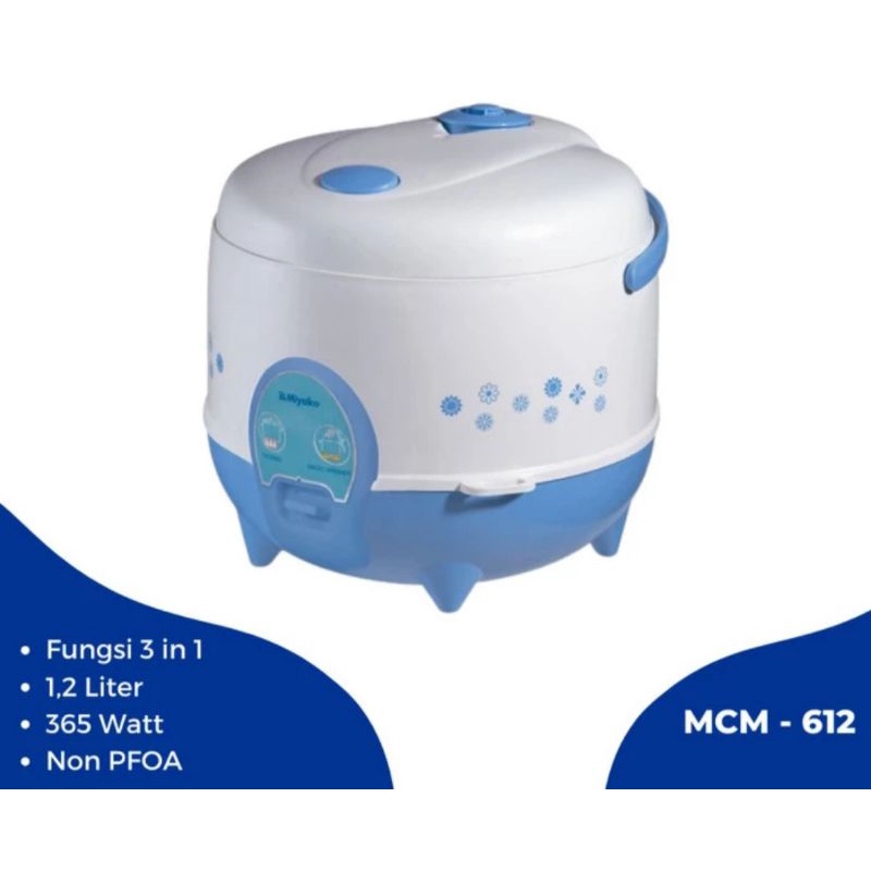 Jual Rice Cooker Miyako MCM 612 1,2 Liter Shopee Indonesia