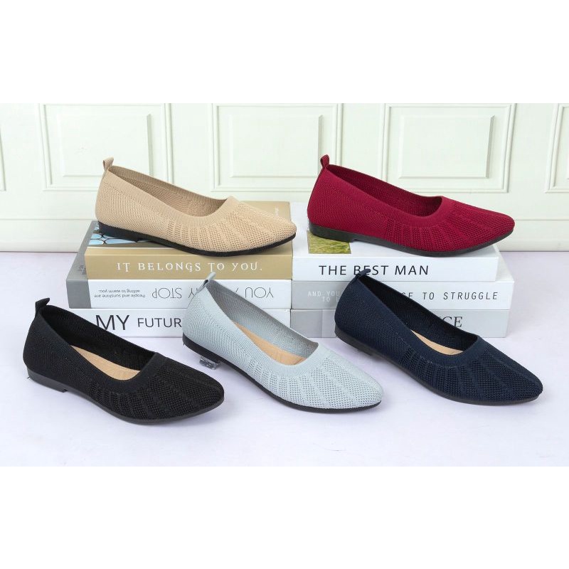 Sepatu Flat Shoes Wanita Import F26 Premium Quality