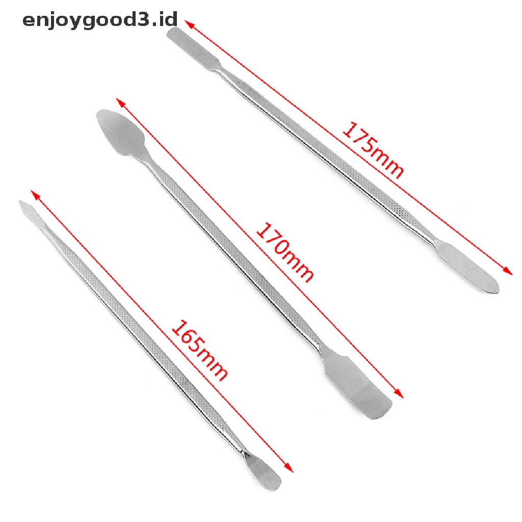 3pcs / Set Spudger Alat Perbaikan Handphone Universal Bahan Metal