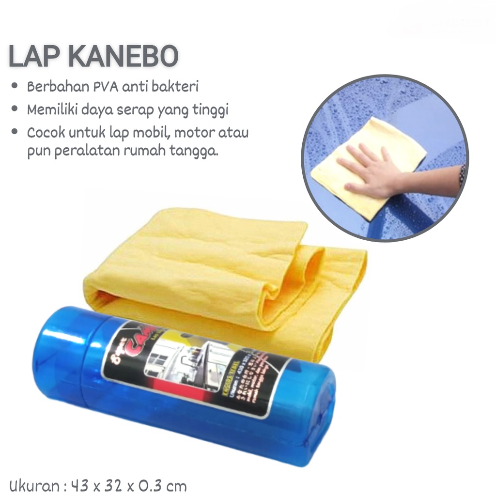 Lap Kanebo Lap Chamois Serat Xbox Super Camion Fit2 Innova Camion Blue Kemasan Botol Uk.43x32 0.2cm