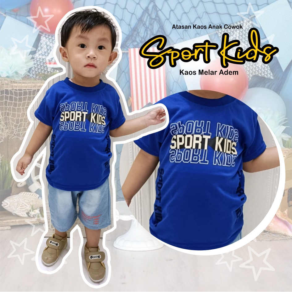 Atasan Kaos Anak Laki-Laki Sport Kids CF Kids