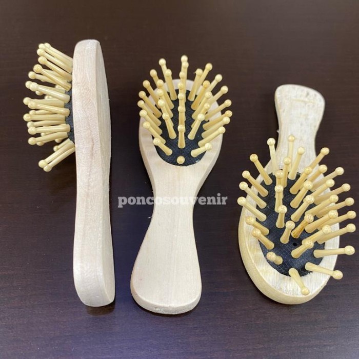 Souvenir Sisir Kayu Bahan (Tanpa Kemasan)