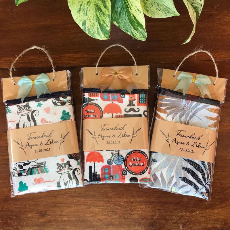 [GROSIR] SOUVENIR POUCH KANVAS - DOMPET KANVAS MURAH - SOUVENIR PERNIKAHAN WEDDING - SOUVENIR RUSTIC