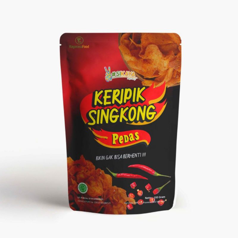 

Keripik Singkong Pedas Keripik Setan Sikaya