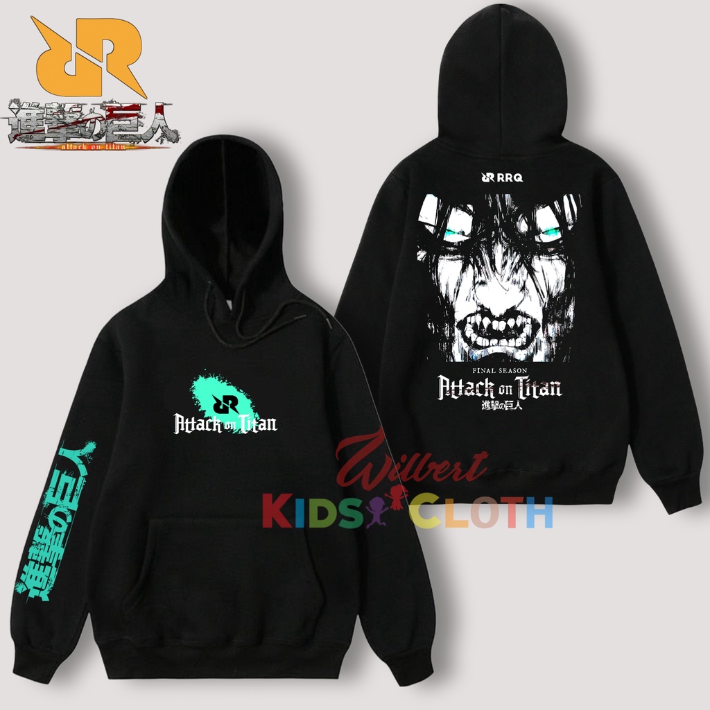 HOODIE RRQ X ATTACK ON TITAN