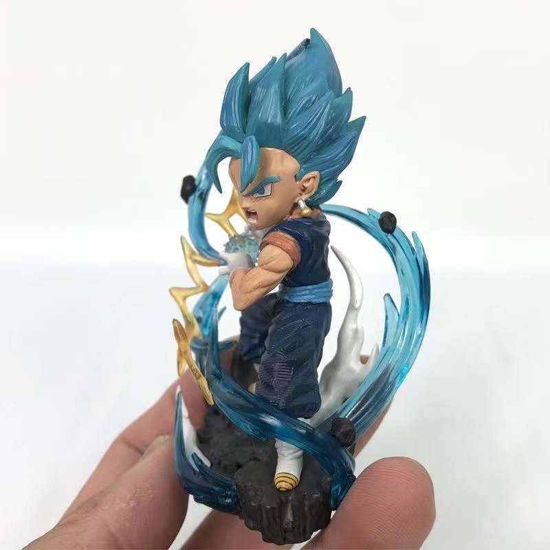 Mainan Action Figure Model Anime Dragon Ball Z Versi Q Vegeta Untuk Hadiah Anak