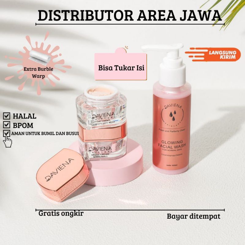 DAVINA SKINCARE (PAKET HEMAT GLOWING SERIES) Davina | Davinaskincare | DAVIENA SKINCARE | SEMARANG