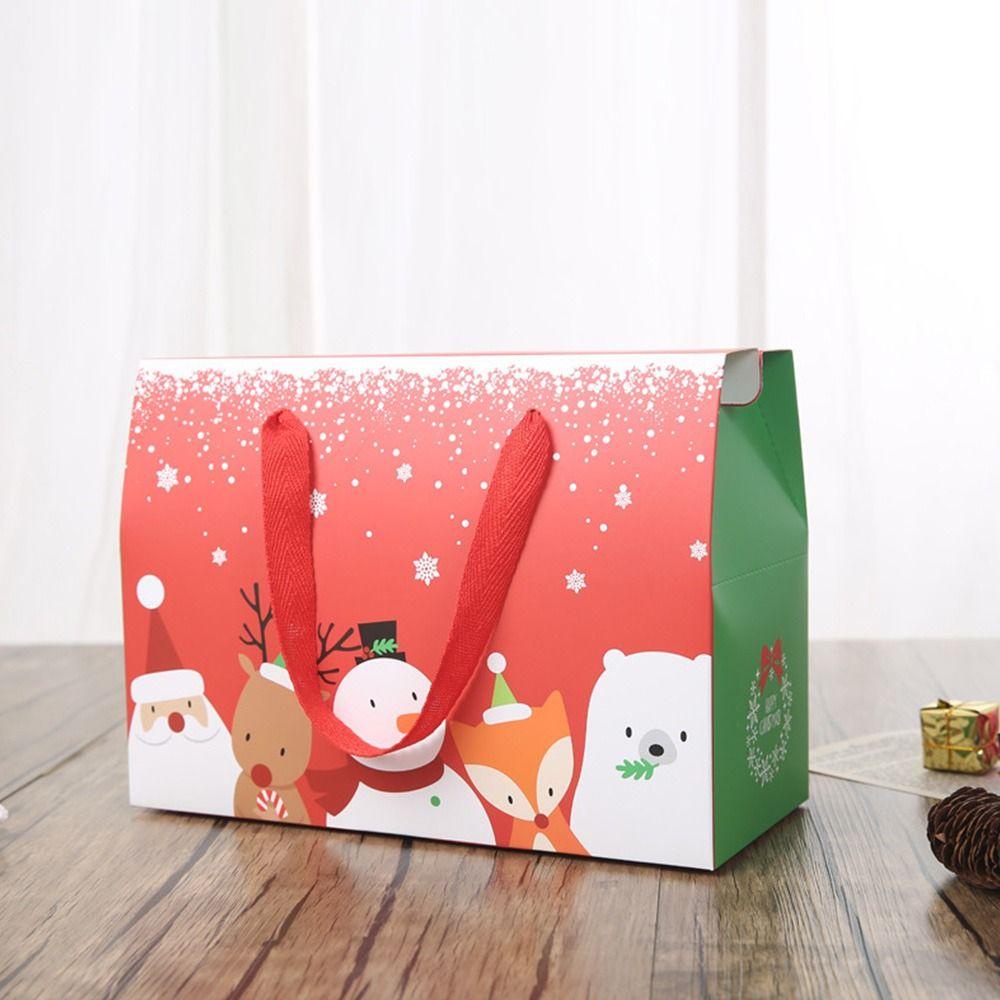 Solighter Merry Christmas DIY Hadiah Xmas Tahun Baru Pesta Dekorasi Rumah Candy Box