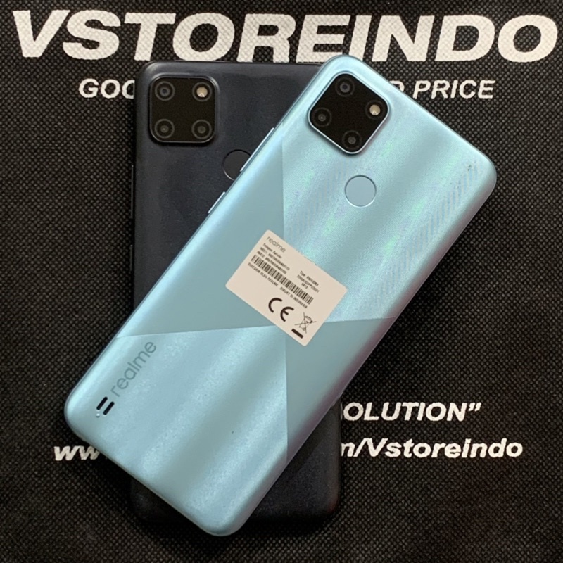 Realme C21Y 3/32 GB Ex Resmi Realme Indonesia Second Bekas Seken Ori Ex Pemakaian Good Condition