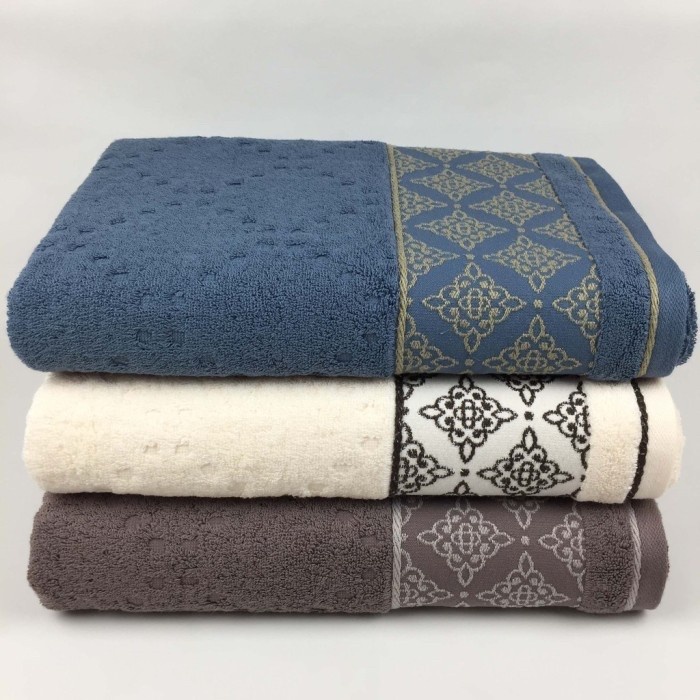 Handuk Terry Palmer Motif SIGNATURE 70x140 Premium Cotton Tebal Bagus Serap Air PREMIUM SIGNATURE BERKUALITAS