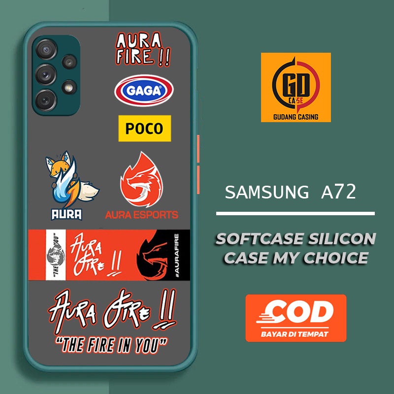 Case SAMSUNG A72  Case Hp SAMSUNG A72 Case Mychoice Gudang Casing [AURA] Casing Hp Aesthetic Kesing 