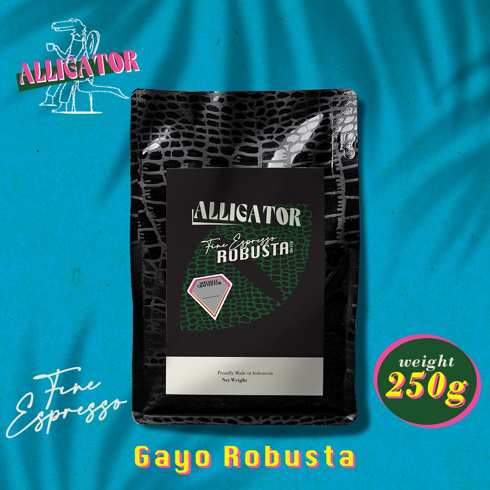 

Kopi Robusta Aceh Gayo | Alligator Specialty Grade