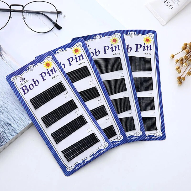 3SP | ART43 Jepit Lidi Bobby Pin Isi 40 Jepit Rambut Kecil Hitam Warna Hair Pin