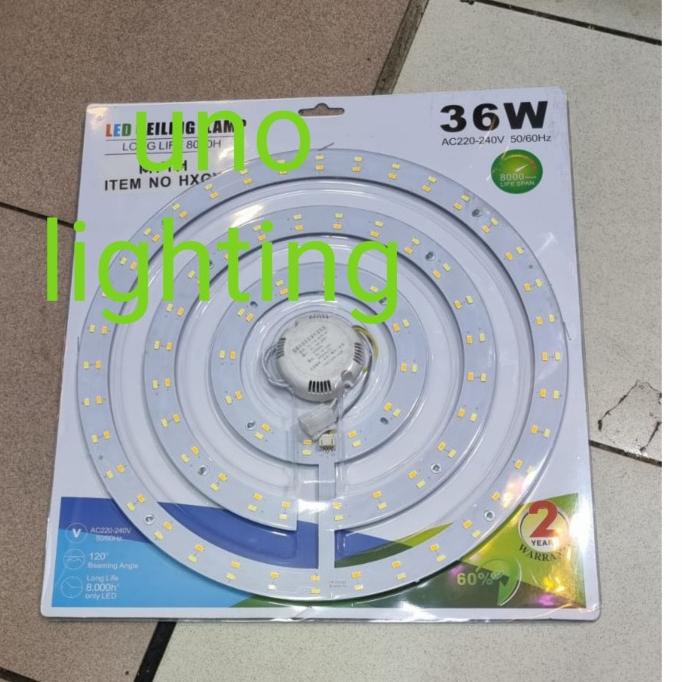 refill tl ring led plafon 36watt 36 w 3warna module kap baret 36 watt
