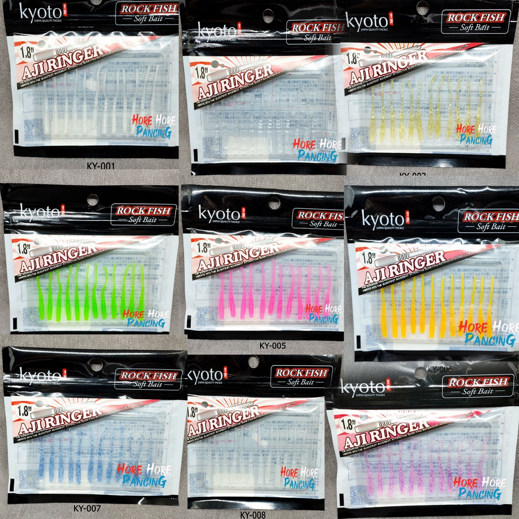 Umpan Pancing Softlure Kyoto Aji Ringer 1.8 Killer - Soft Lure Ajing Game