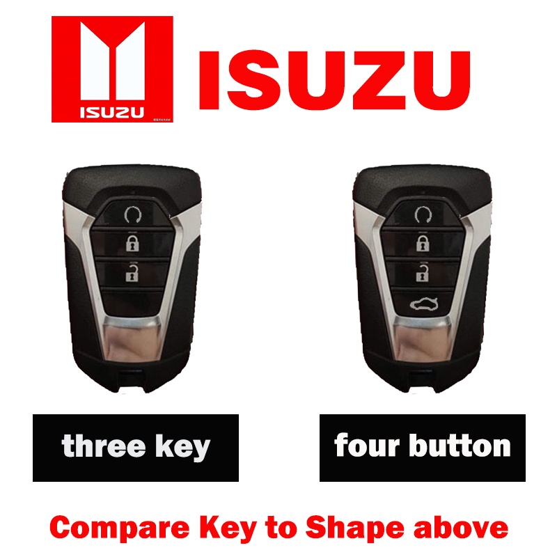Case Kunci Remote Mobil Bahan Kulit Untuk Isuzu d-max mux 2020 d-max 1.9 d-max 3.0