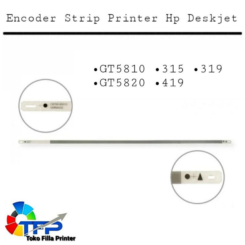 Encoder Strip Printer Hp Deskjet Gt5810 Gt5820 315 319 419