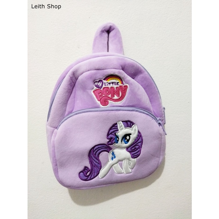 Tas Punggung Anak My Little Pony MLP Rarity Backpack Ransel Sekolah