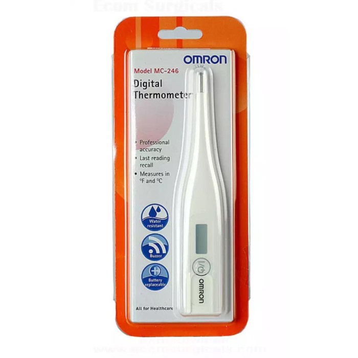 Term Termometer Omron Mc246 / Digital Thermometer Omron Model Mc-246
