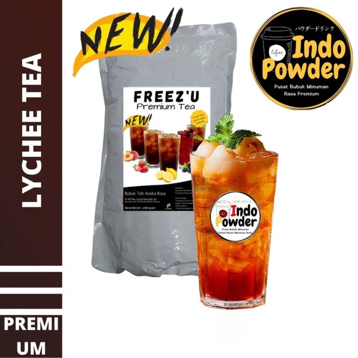 

FOURI PREMIUM LYCHEE TEA 1KG - BUBUK MINUMAN LYCHEE TEA