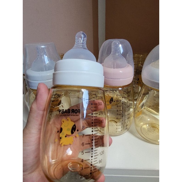 PPSU Baby Bottle 330ml / Botol Susu PPSU Wide Neck cocok untuk Philips Avent Pompa Asi Spectra dll ukuran besar 9m+ 12m+ Botol Asi bisa untuk Pompa Asi MomUung PPSU Bebetons / Botol Pompa Asi Mom Uung