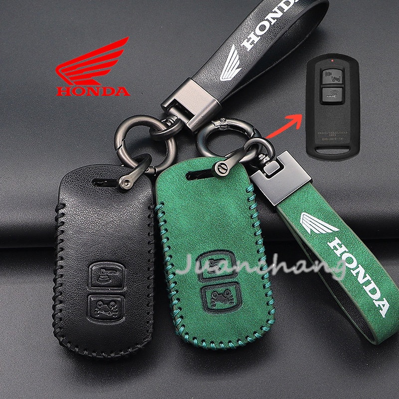 Cover Case Kunci Remote Motor Fob For HONDA Airblade 150klik150 Vario 125 Vario 150klik 150i SH125 Vario Scoopy Scooter Vision Lead Key Cover Aksesoris Motor