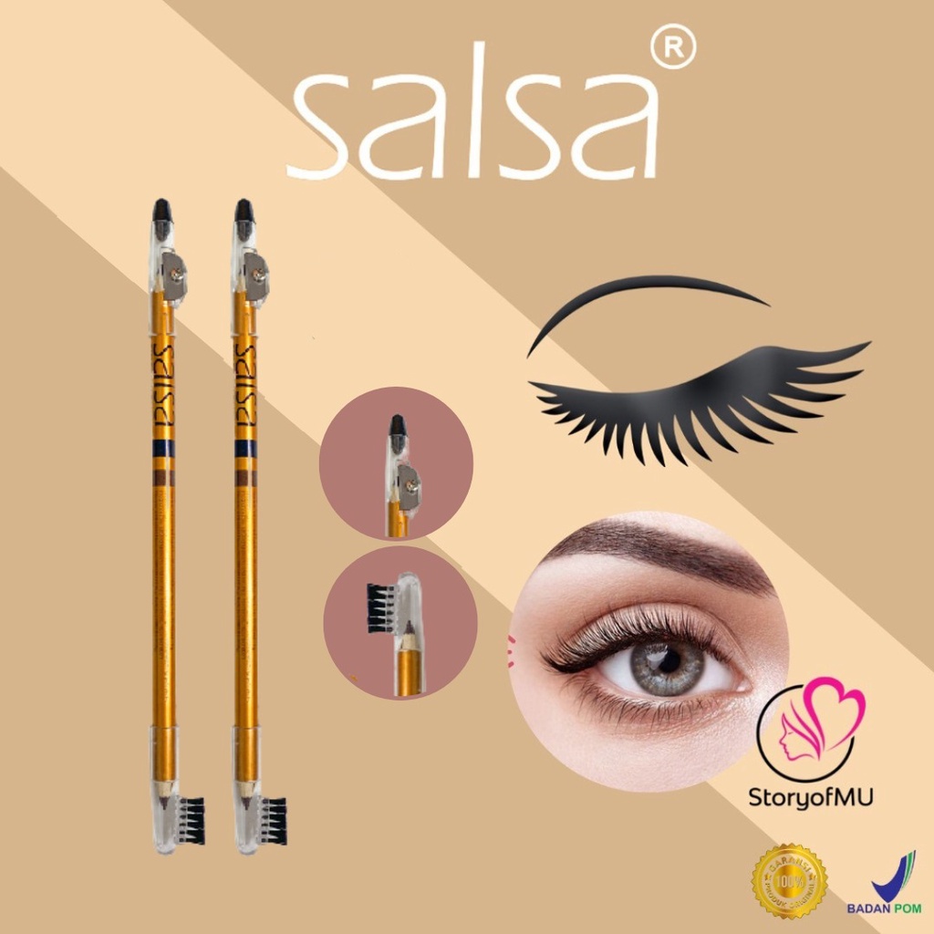 Jual SALSA Eyebrow Guru Pensil Alis 4in1 Shopee Indonesia