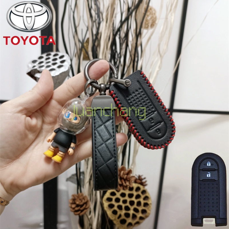 Casing Kunci Mobil Toyota Wigo Rush Daihatsu Tanto Bahan Kulit Lembut