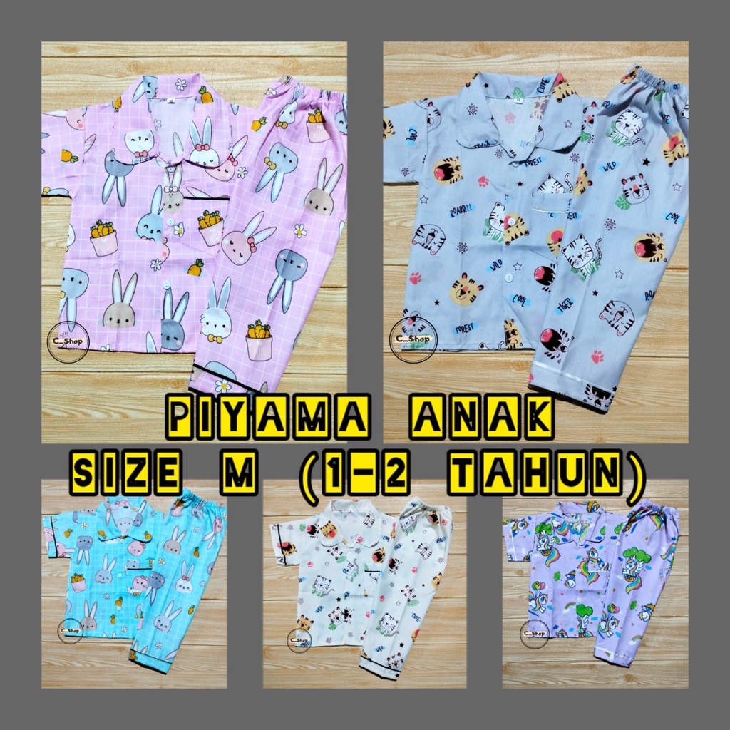 piyama anak 1-2 tahun size M part 2