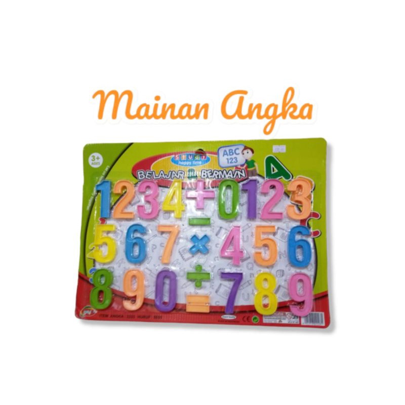 Mainan Angka Edukasi Set (Anak 3 tahun ke atas)