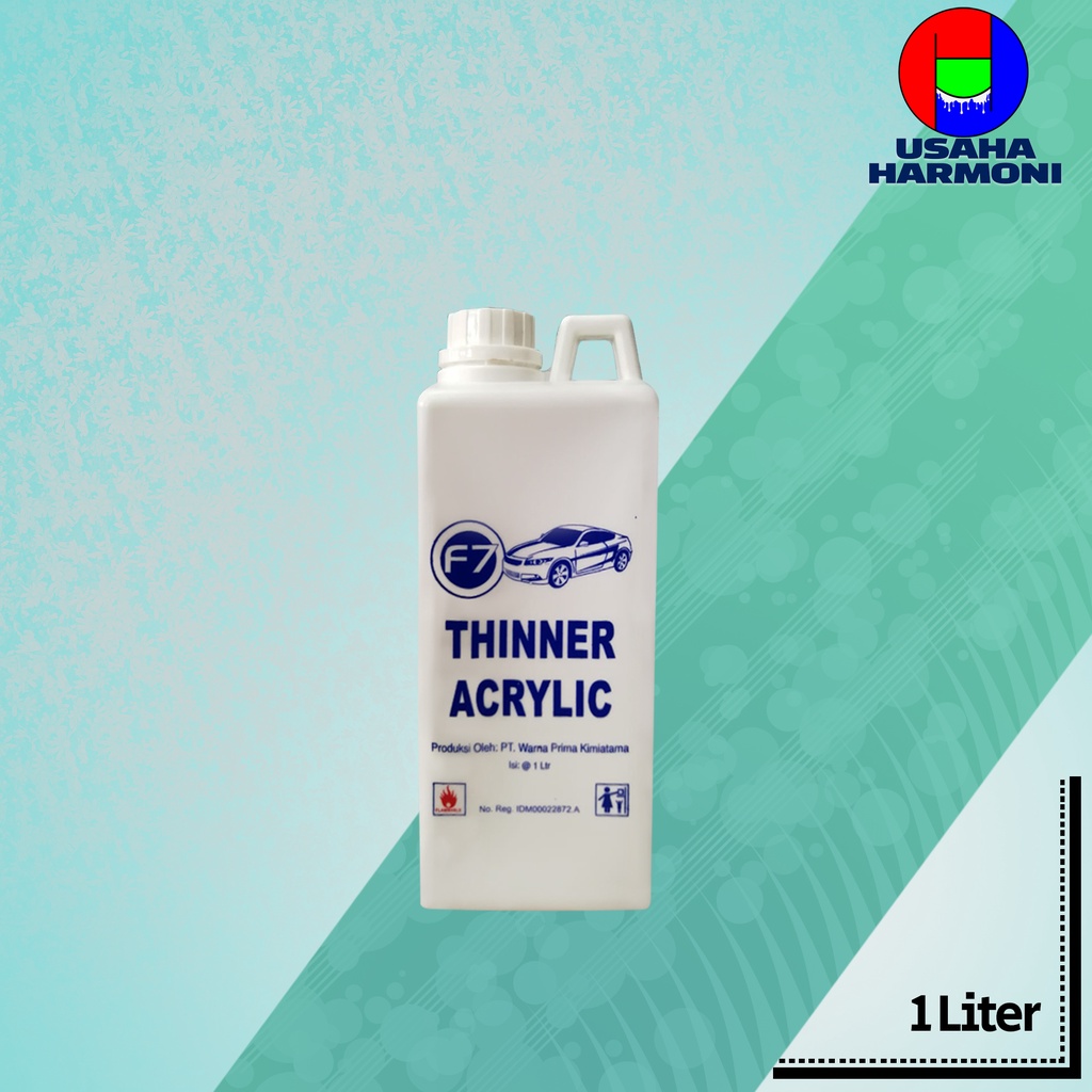 Thinner F7 Acrylic | Ukuran : 1 Liter