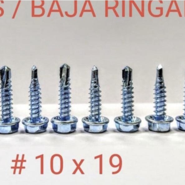SKRUP BAJA RINGAN 10 x 19