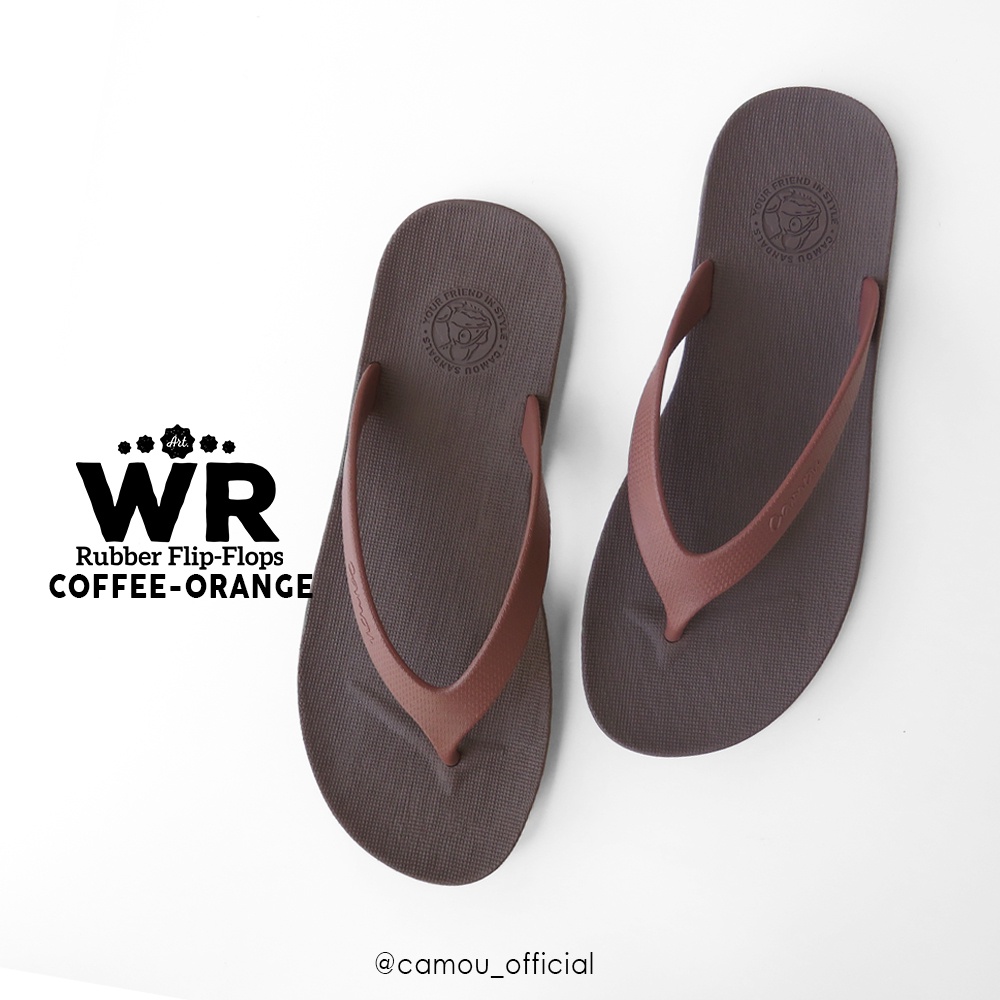 [Official] Sandal Camou Pria WIRA Coffee - Orange