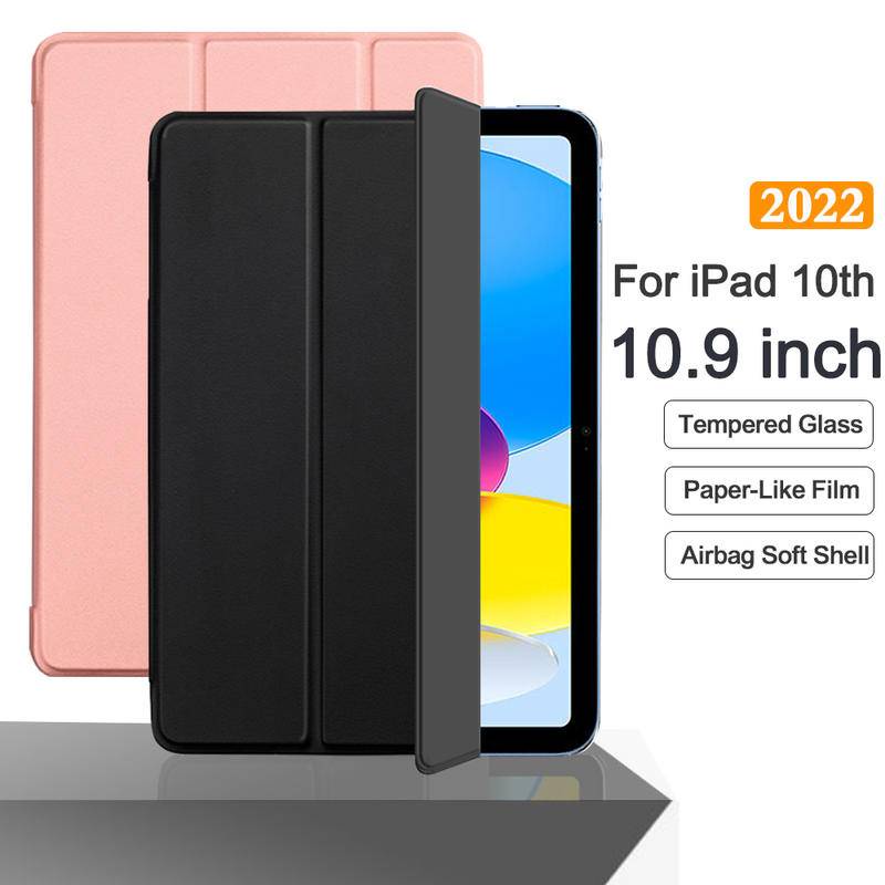 Flip Case Tablet Bahan Kulit Untuk iPad 10 2022 10.9 inch Pro 2020 2021 2022 11 12.9 inch