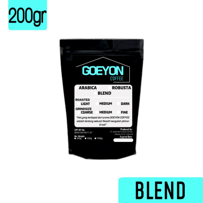 

GOEYON KOPI BLEND 200gr - Biji/Bubuk