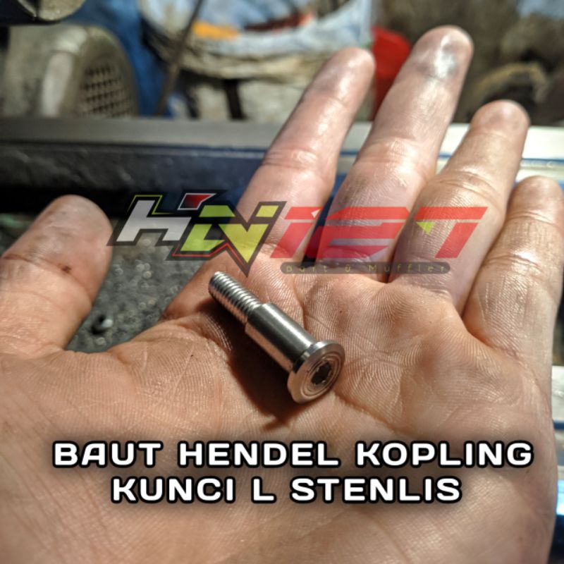 Baut hendel kopling L / baut hendel kopling stenlis / baut hendel kopling kunci L