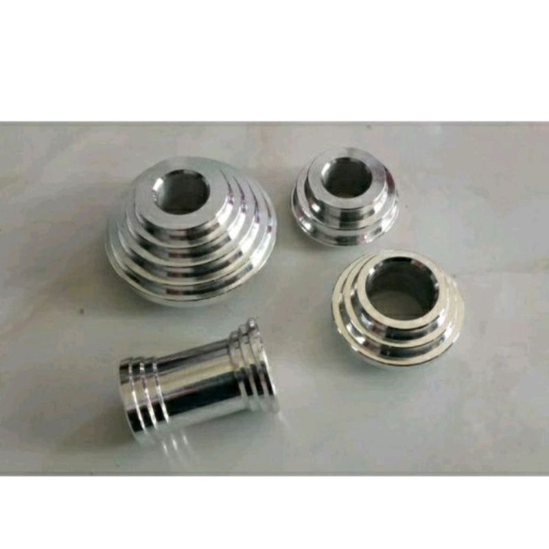 BOSH BOSHING TROMOL SET DEPAN BELAKANG RX KING OLD NEW SCORPIO FULL CROME