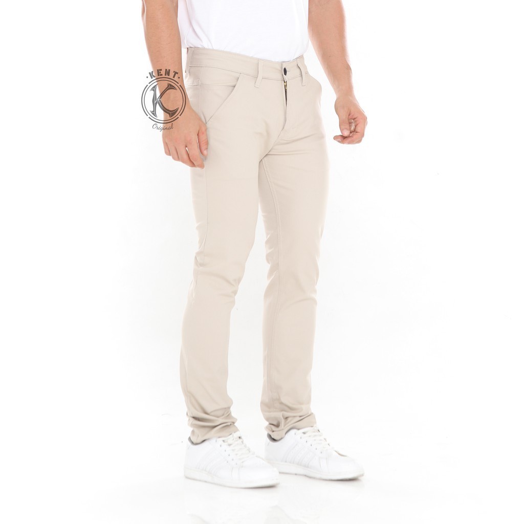 Celana Chino Panjang Pria Premium Streatch Size S,M,L,XL