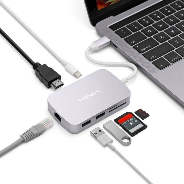 AKN88 - MINIX NEO C-X - USB-C Multiport Adapter with HDMI Output