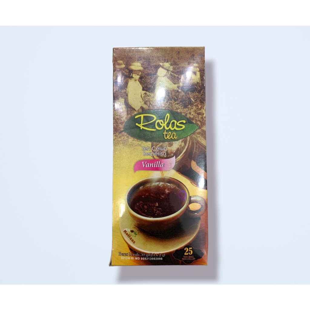

ROLAS TEA RASA VANILLA 50gr (25x2g)