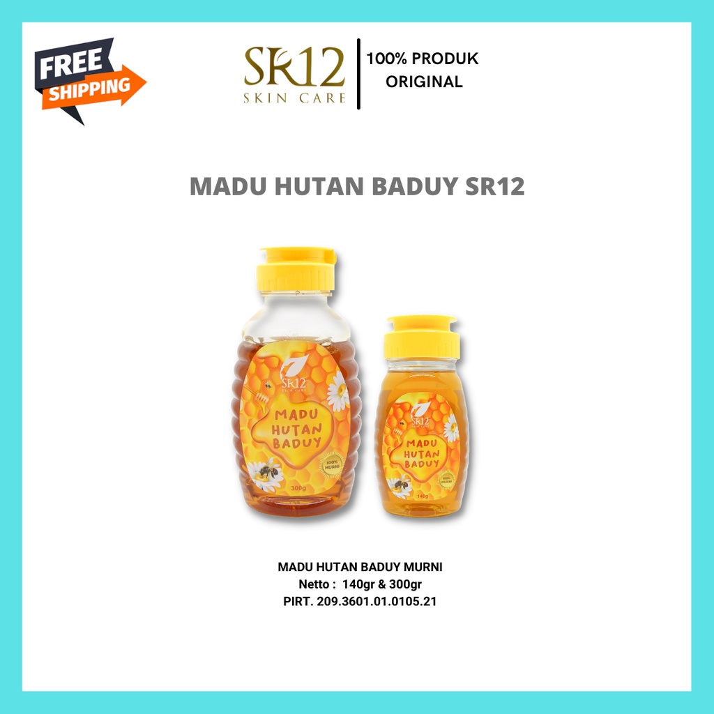 

Madu Hutan Baduy SR12 140gr & 300gr - Madu Murni - Madu Kesahatan - Madu SR12