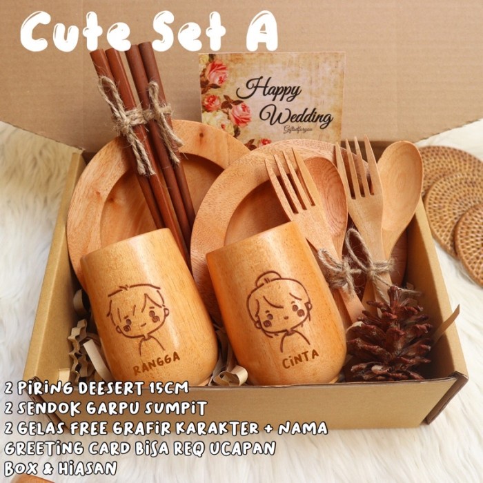 

(COD) HAMPERS CUTE BOX / KADO PERNIKAHAN / KADO ULANG TAHUN /HAMPERS WEDDING - Cute Box A