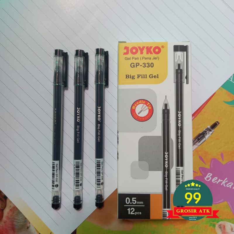GP-330/Pulpen JOYKO/Pena Gel/Pen Gel/Pulpen Hitam/Pulpen Murah