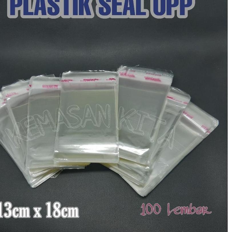 

↡ Kantong Plastik Opp Seal Lem Perekat Kemasan Souvenir Kue 13x18 cm ぺ